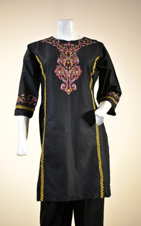 1 Piece Cotton Shirt-Embroidered (Pret)