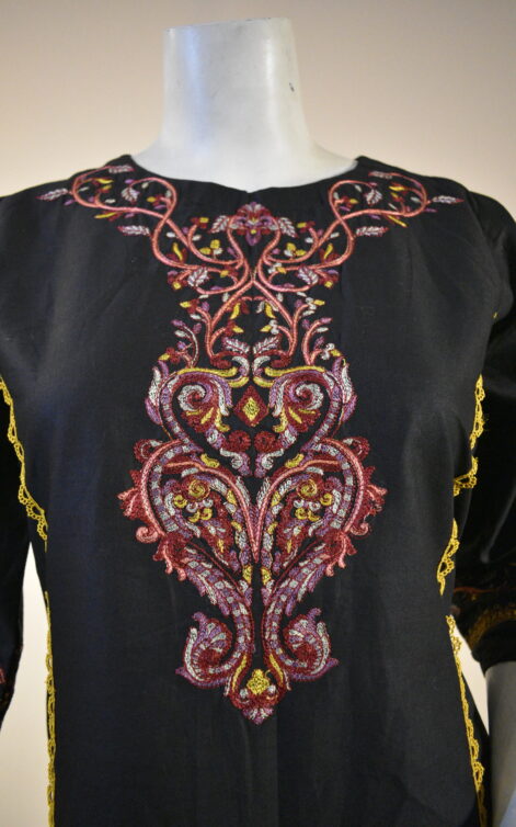 1 Piece Cotton Shirt-Embroidered (Pret)