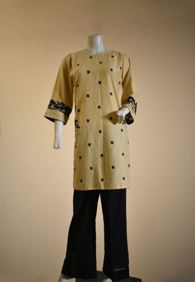 1 Piece Cotton Shirt-Embroidered (Pret)