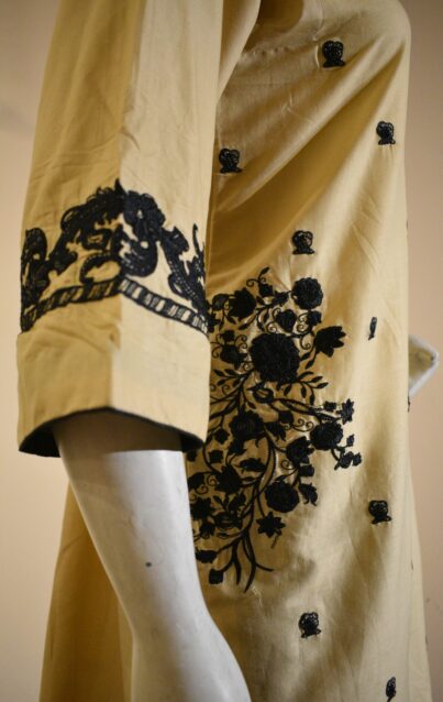 1 Piece Cotton Shirt-Embroidered (Pret) - Image 3