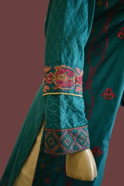 1 Piece Cotton Shirt-Embroidered (Pret) - Image 5