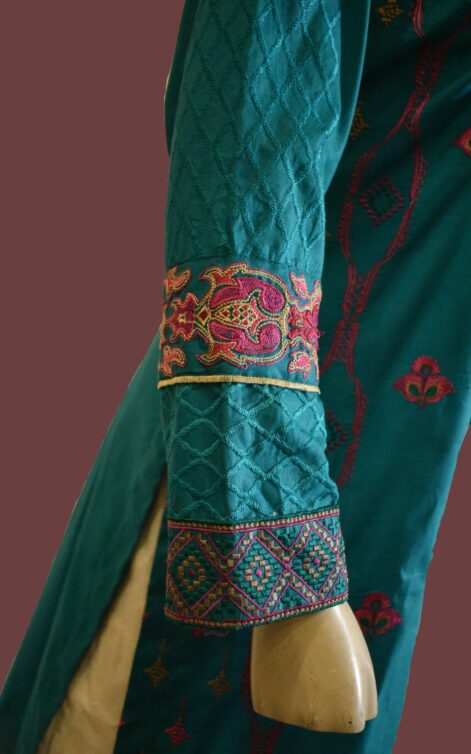 1 Piece Cotton Shirt-Embroidered (Pret)