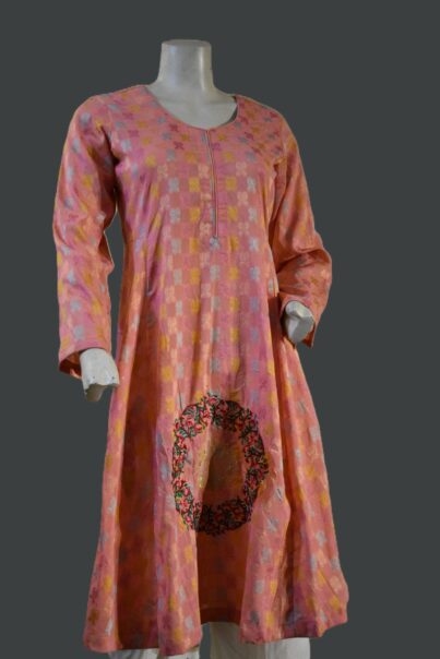 1 Piece Cotton Shirt-Embroidered (Pret) - Image 2