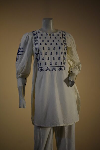 1 Piece Cotton Shirt-Embroidered (Pret) - Image 2