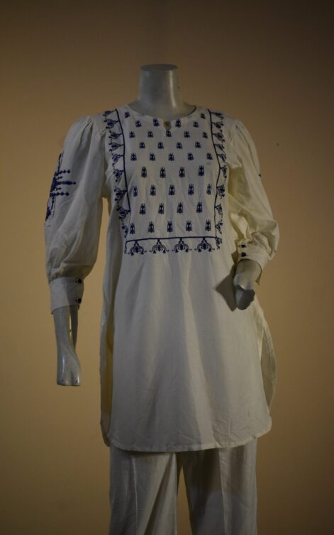 1 Piece Cotton Shirt-Embroidered (Pret)